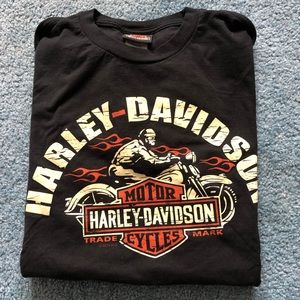 Harley Davidson Black Graphic T-shirt